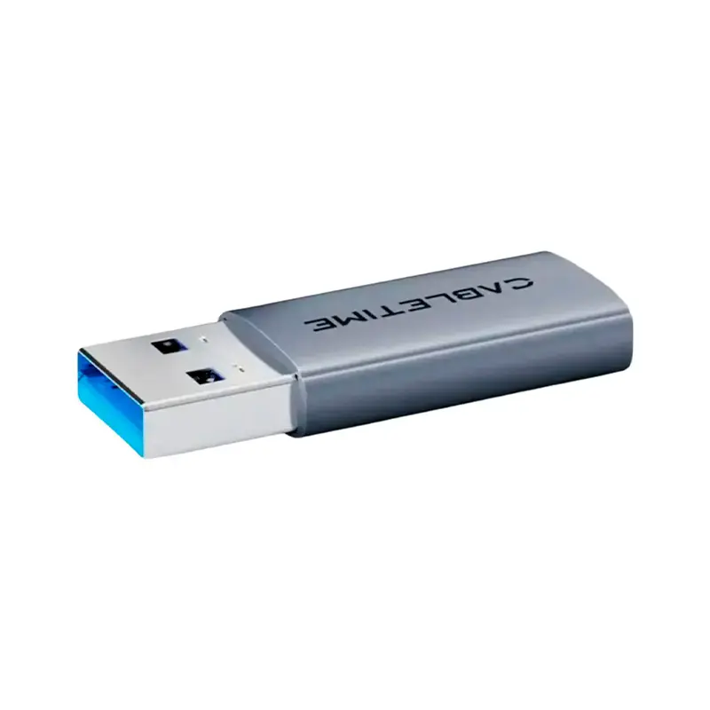 Adaptador USB-A a USB-C Cabletime CP80G 10Gbps, vista 3