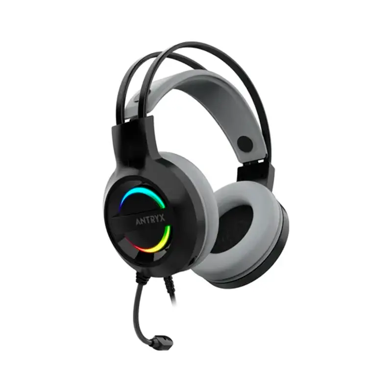 Auricular Gaming Antryx Iris-K 7.1 Gray, vista 3