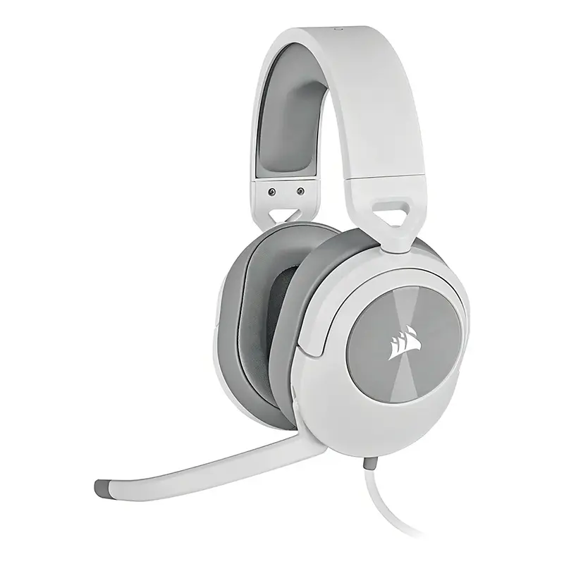 Auricular Gaming Corsair HS55 Stereo White, vista 3