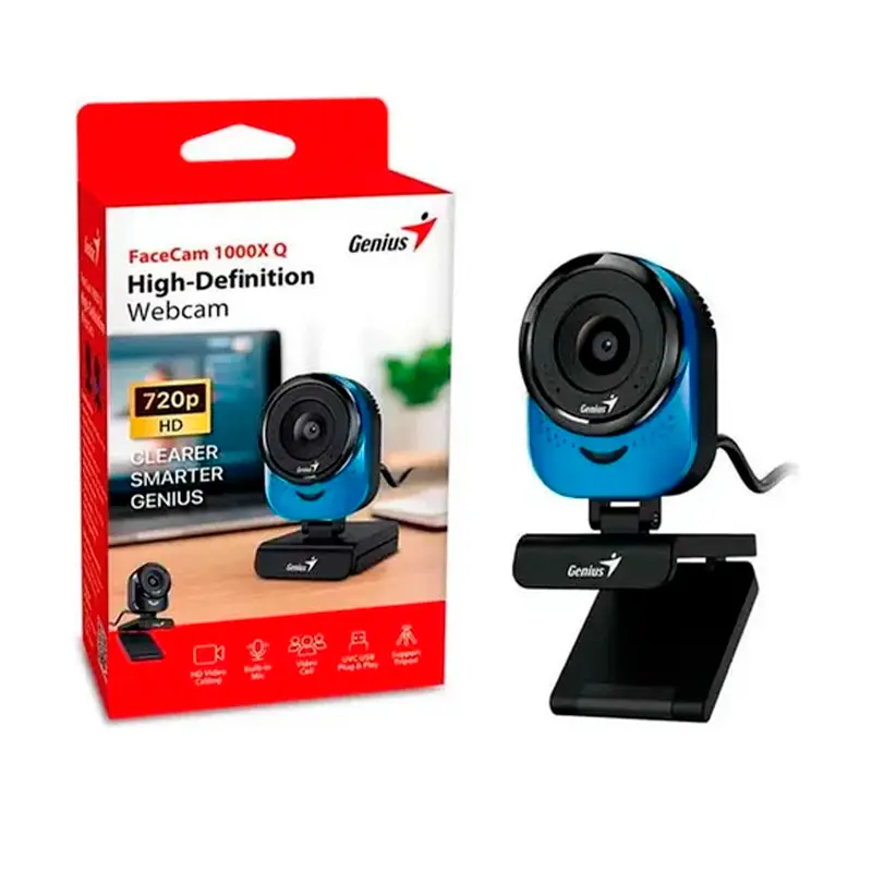 Webcam Genius FaceCam 1000x QHD 720p Blue