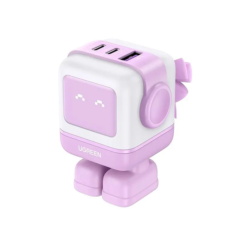 Cargador UGREEN Robot 65W GaN 35314 Púrpura, vista 4