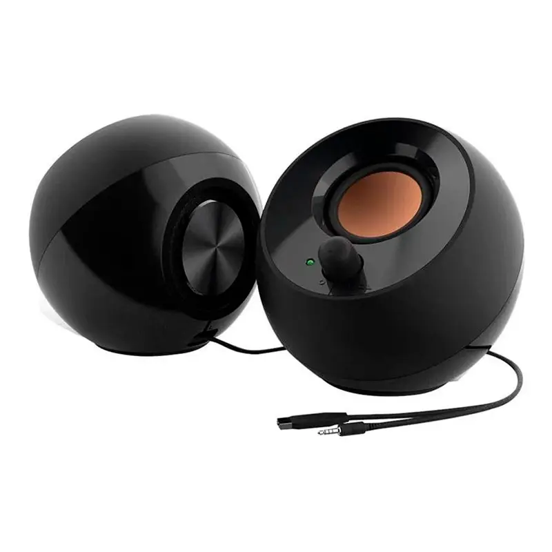 Parlante 2.0 Creative Pebble V2 Black, vista 2