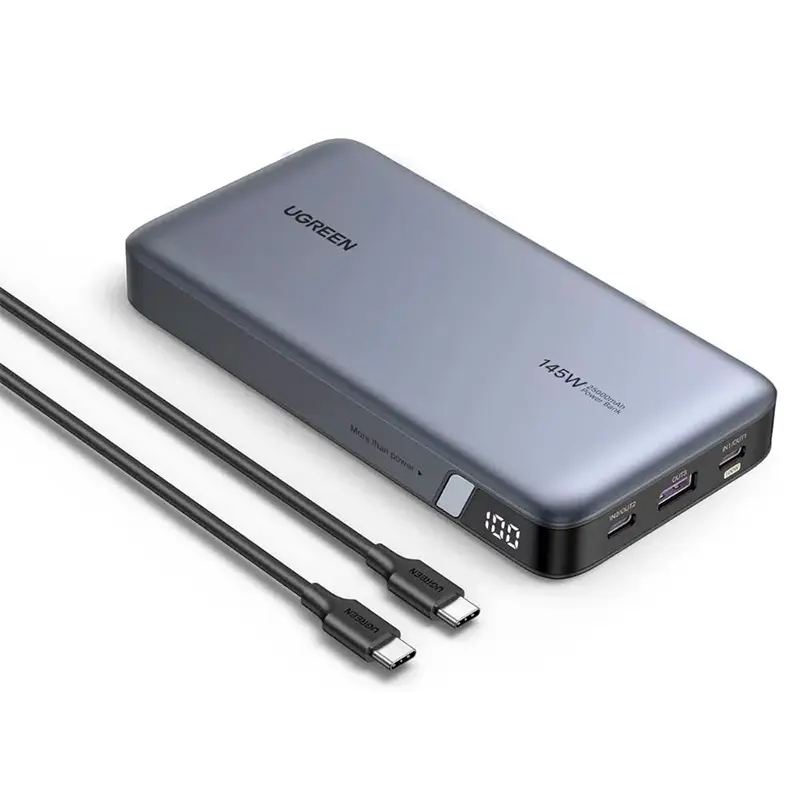 UGREEN Power Bank 25,000 mAh 145W, vista 2