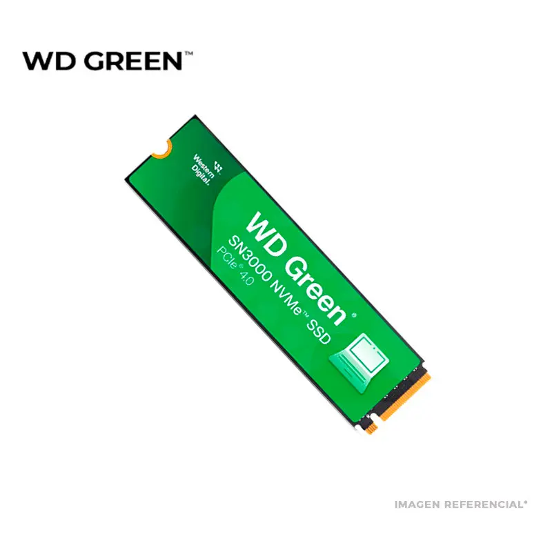 SSD M.2 PCIe 500GB WD Green SN3000 Gen4, vista 2