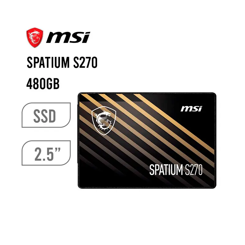SSD SATA 2.5” 960GB MSI Spatium S270