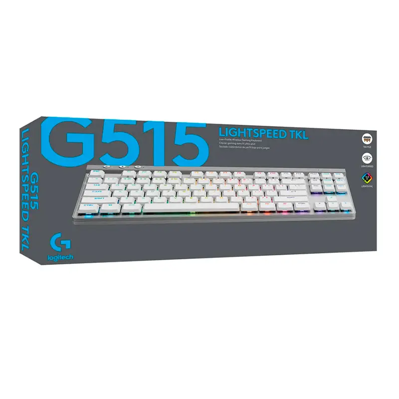 Teclado Logitech G515 Lightspeed TKL White