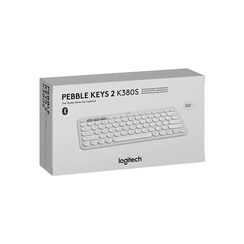 Teclado Logitech Pebble 2 K380S White Bluetooth