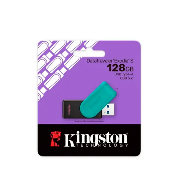 Memoria USB 128GB Kingston DT Exodia S, vista 2