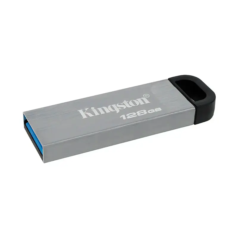 Memoria USB 128GB Kingston Kyson Metal Silver, vista 3