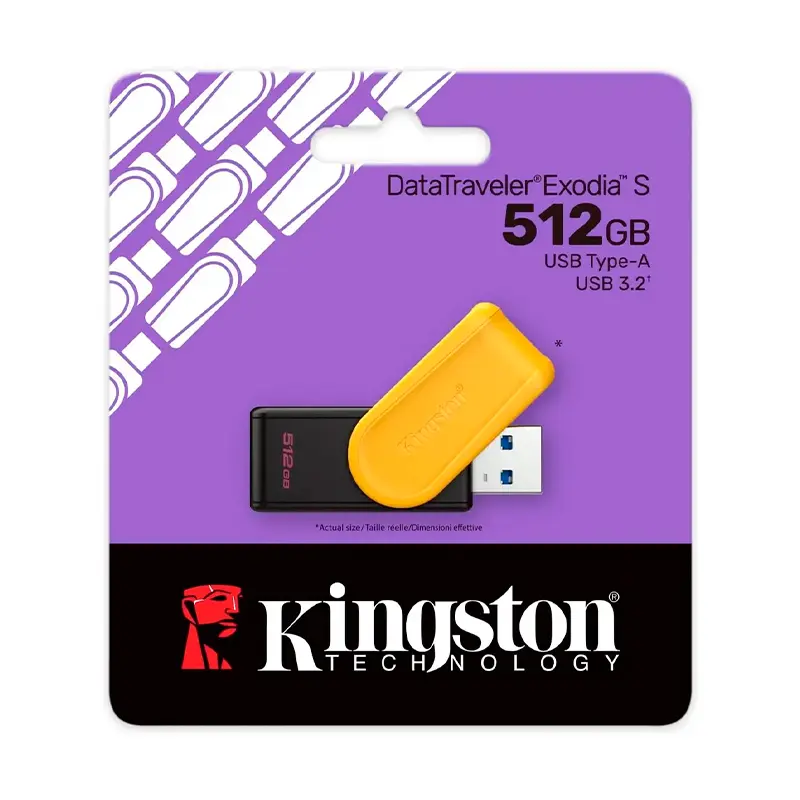 Memoria USB 512GB Kingston DT Exodia S, vista 2